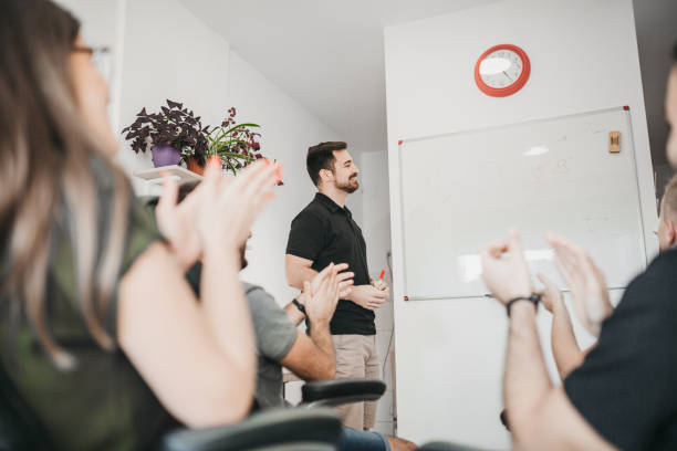istock Portrait of successful business team 1276521189