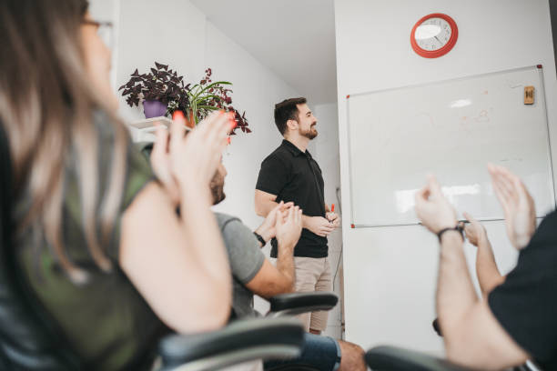 istock Portrait of successful business team 1276521917