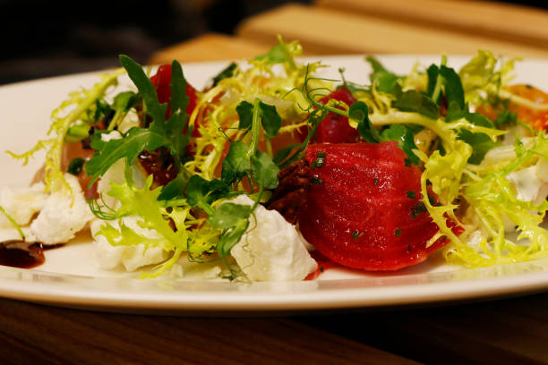 istock beetroot and goat cheese salad with mix lettuce and walnut 1276528495