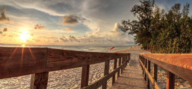 istock Boardwalk leading toward Delnor-Wiggins State Park 1276531849