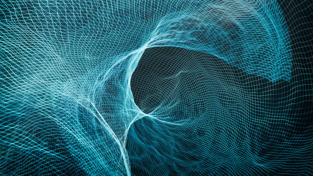 istock Abstract Hologram Landscape background 1276532569