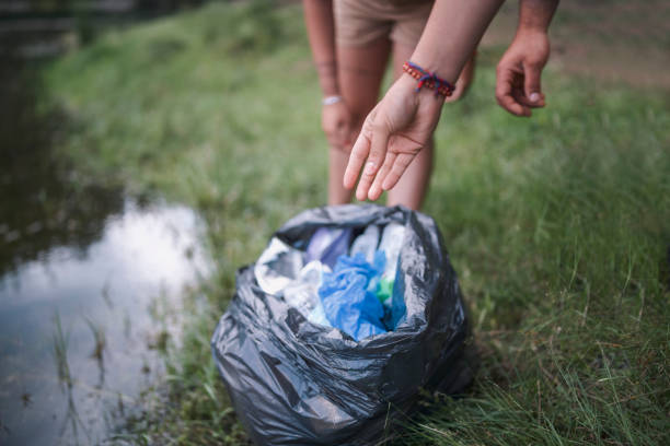 istock Full Garbage With Trash Taken From The Nature 1276533597