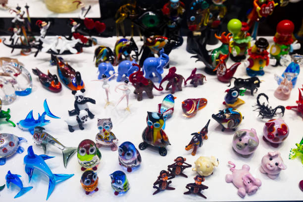 istock Venetian glass souvenirs on store shelves 1276540100