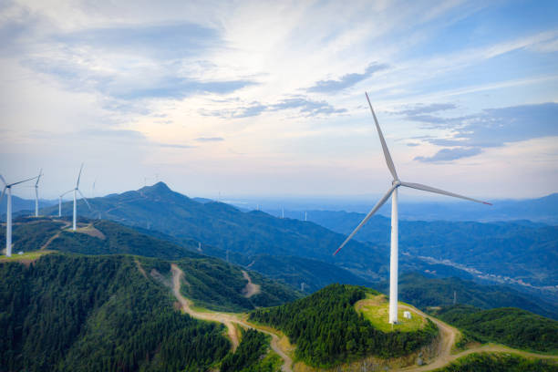 istock Large areas of wind power in the mountains 1276543510