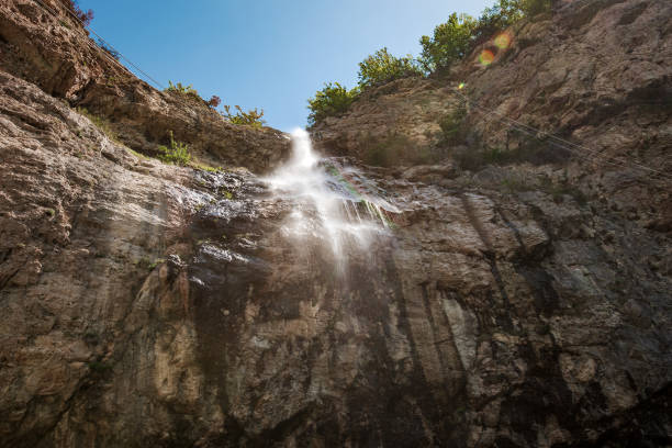 istock Afurja waterfall in Quba area, Azebaijan Republic 1276553721