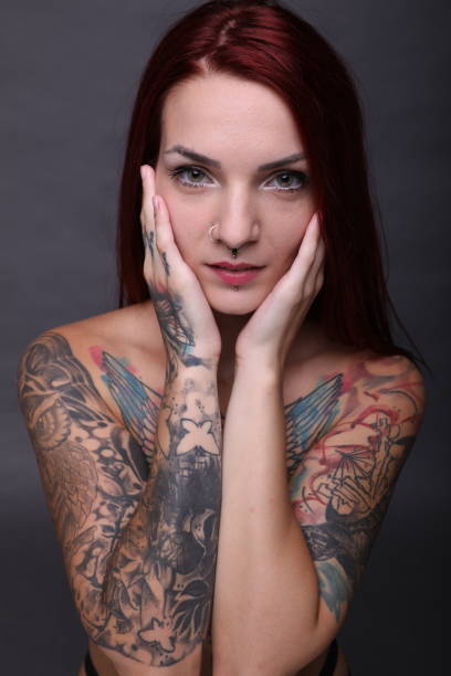 Girl with tattoos, Tattooed girl, beauty shoot, portrait photography