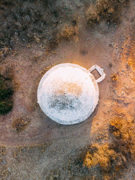 istock Aerial View Traditional Aegean Cistern 1276573898