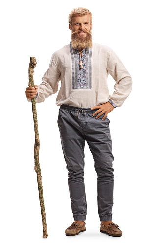 Portrait of an elderly Caucasian man, Slovenia, Europe.