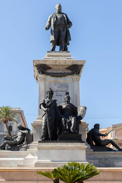 istock Monument statue of Camillo Benso Count of Cavour. 1276576370
