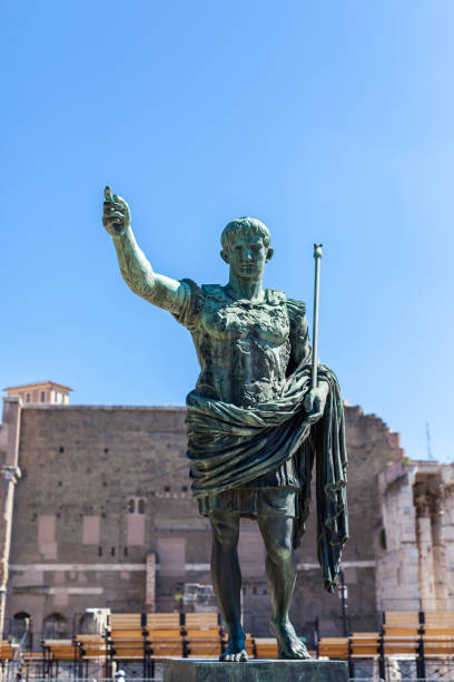 istock Sculpture of Gaius Julius Caesar in Rome 1276576445