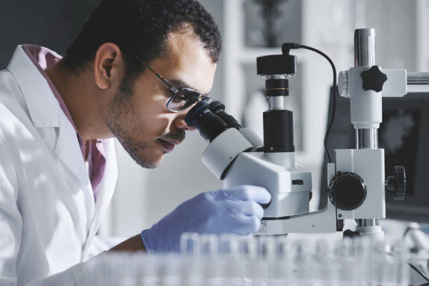 istock Studying the structure of substances and their reactions 1276578852