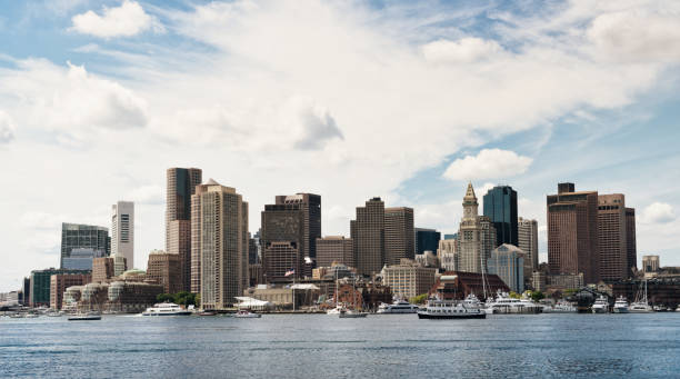 Boston Skyline. Boston Skyline, Massachusetts, USA. boston massachusetts stock pictures, royalty-free photos & images