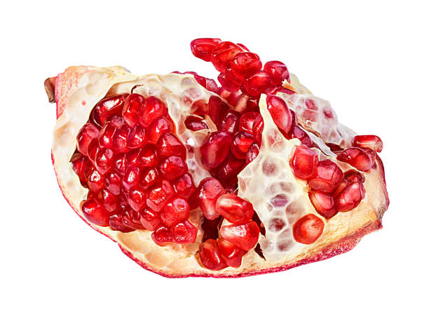 istock Pomegranate isolated on white background with clipping path 1276585558
