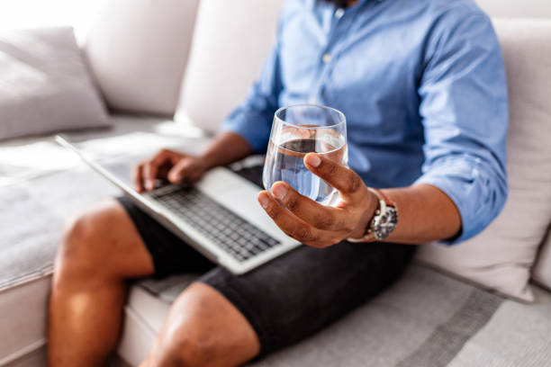 istock Getting his blog up and running 1276590272
