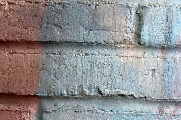 istock Old brick wall. Texture of old weathered brick wall panoramic background 1276590457