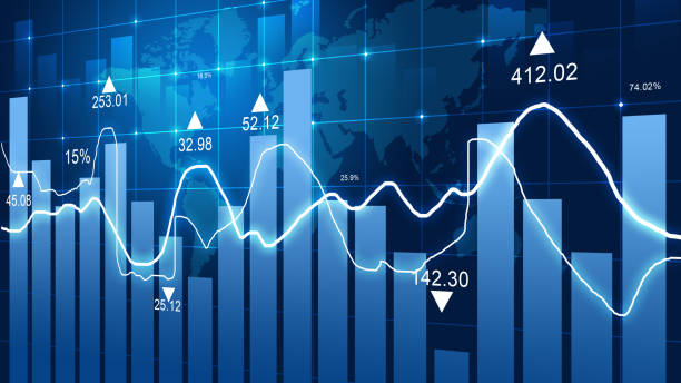 istock Digital stock market charts and diagrams 1276592579