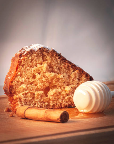 istock Cinnamon and honey cake. Close up 1276595777