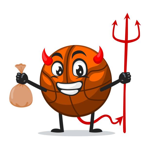 ilustraciones, imágenes clip art, dibujos animados e iconos de stock de ilustración vectorial de la mascota de la bola de cesta o el carácter - vegetable basket