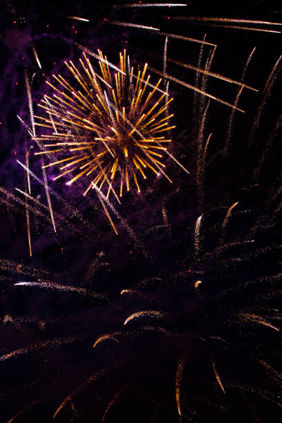 istock People watching large fireworks in the night-sky 1276603362