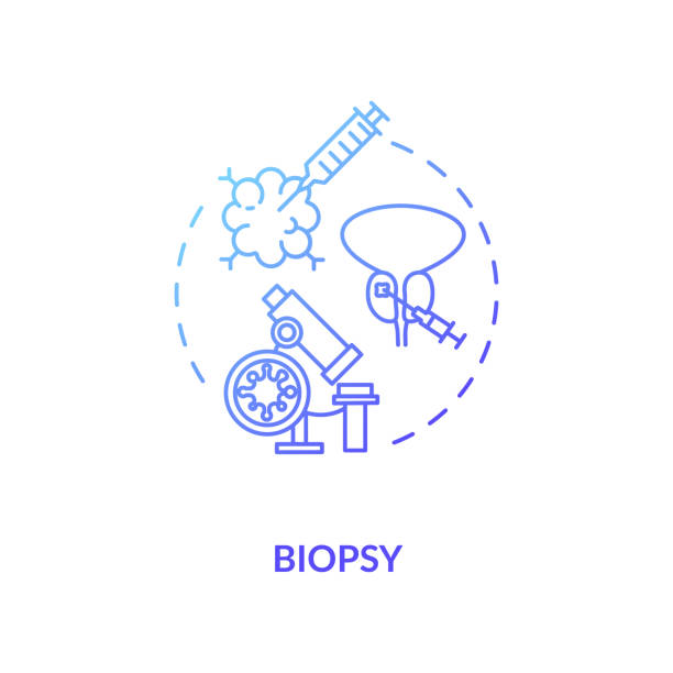 biopsie-konzept-symbol - biopsie stock-grafiken, -clipart, -cartoons und -symbole