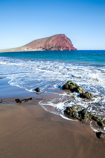 Playa de Tejita, una de las playas naturales más largas de Tenerife, Islas Canarias, España photo