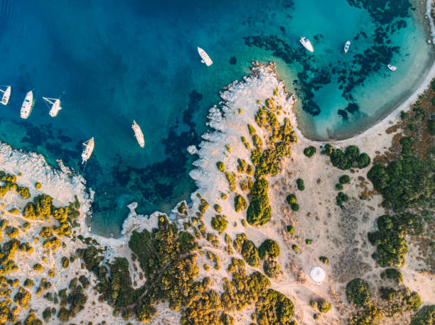 istock Aerial View Aquarium Bay at Bodrum 1276609993