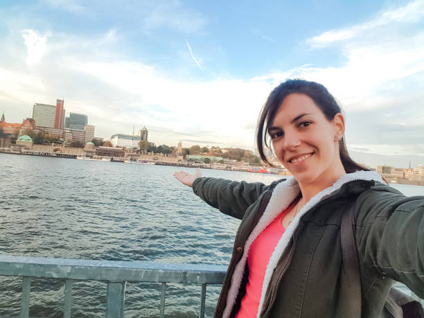 istock Selfies at Elbe riverbank 1276610319