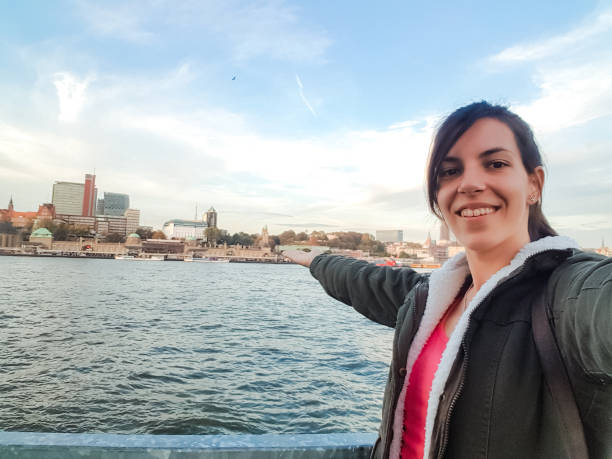 istock Selfies at Elbe riverbank 1276610423