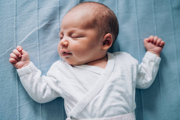 istock Cute newborn baby 1276611866