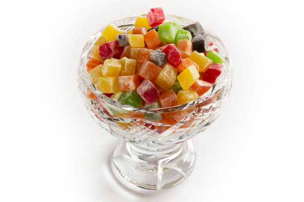 istock Mixed, colorful delicious Turkish delights 1276613481
