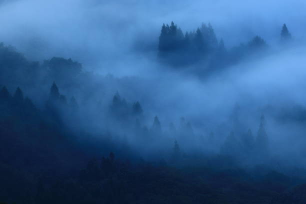 istock Mountains and sea of clouds 1276613866