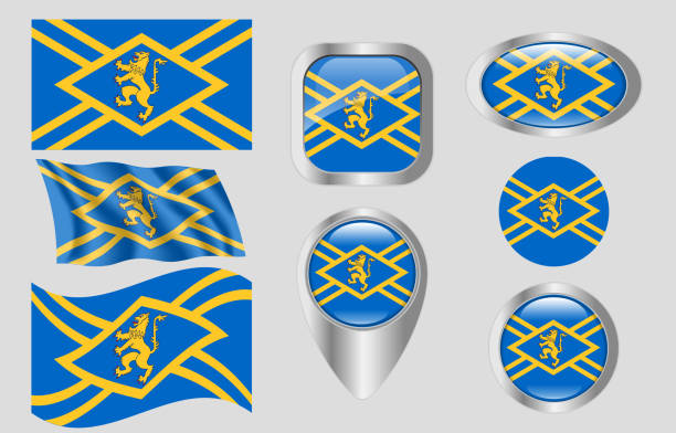 istock Flag of East Lothian, Scotland 1276614653