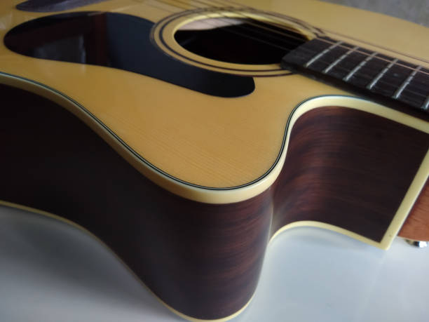 istock Acoustic guitar close-up view 1276614681