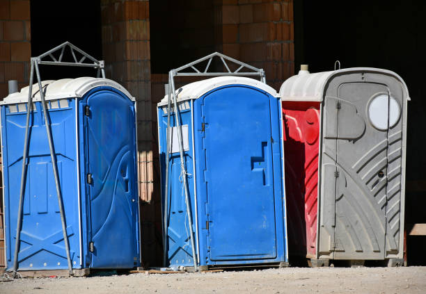 istock Portable toilets at the construction site 1276614903