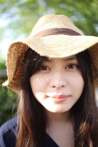 istock a woman with summer hat 1276624581