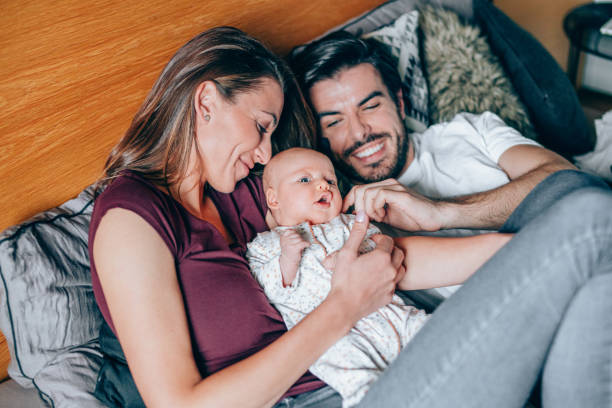 istock Lovely family at home. 1276625045