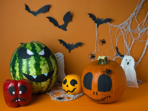 istock scary painted vegetables for Halloween 1276633915