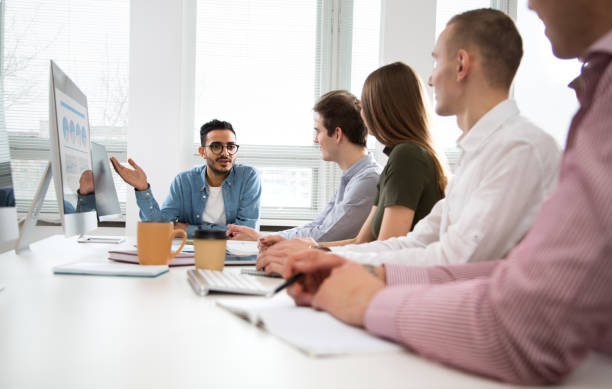 istock Business people working together in the office 1276635254