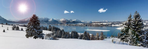 istock panoramic landscape in Bavaria at winter 1276635930