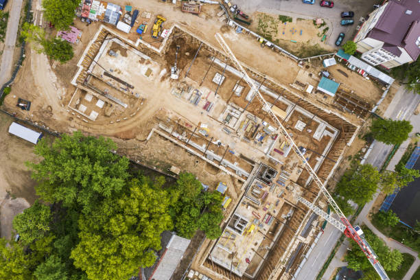 istock aerial view of new apartment building under construction 1276636183