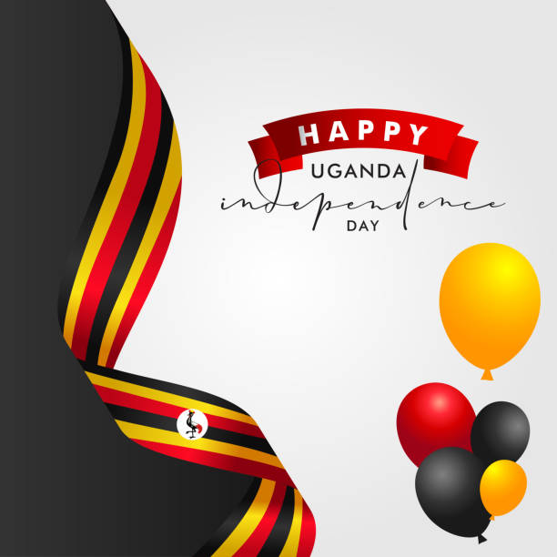 Uganda Independence Day Vector Design Illustration For Celebrate Moment Uganda Independence Day Vector Design Illustration For Celebrate Moment uganda stock illustrations