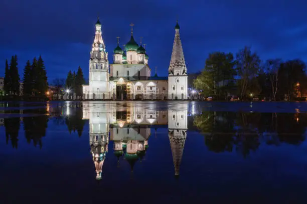 Photo of Prophet Elijah's Church in Yaroslavl, Russia