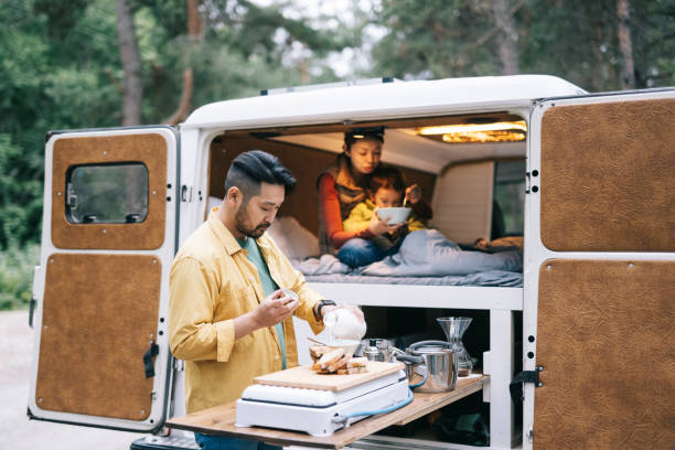 istock Man making breakfast for family 1276653988