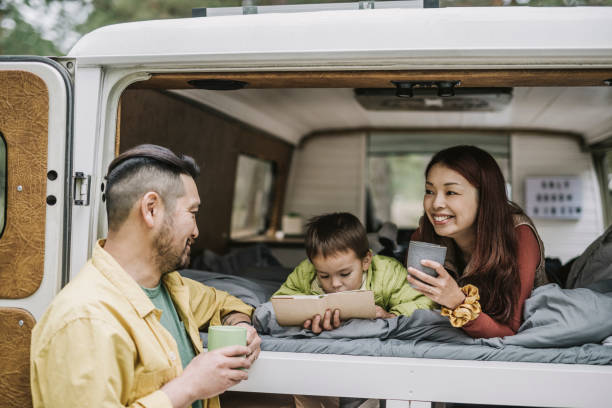 istock Family living van life 1276654062