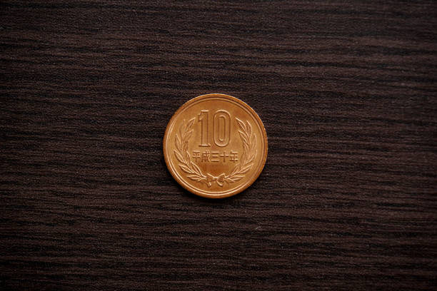 istock Japanese 10 yen coin. 1276657451