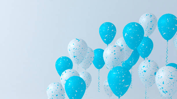 istock Blue and white party balloons 1276661489