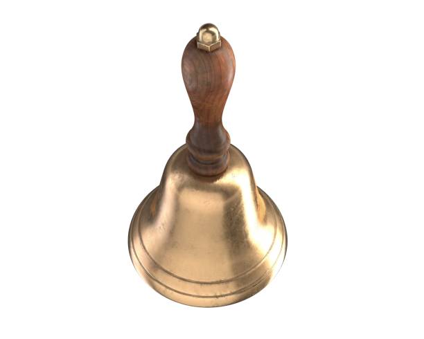 istock 3D render of Hand Bell isolated on white 1276662705