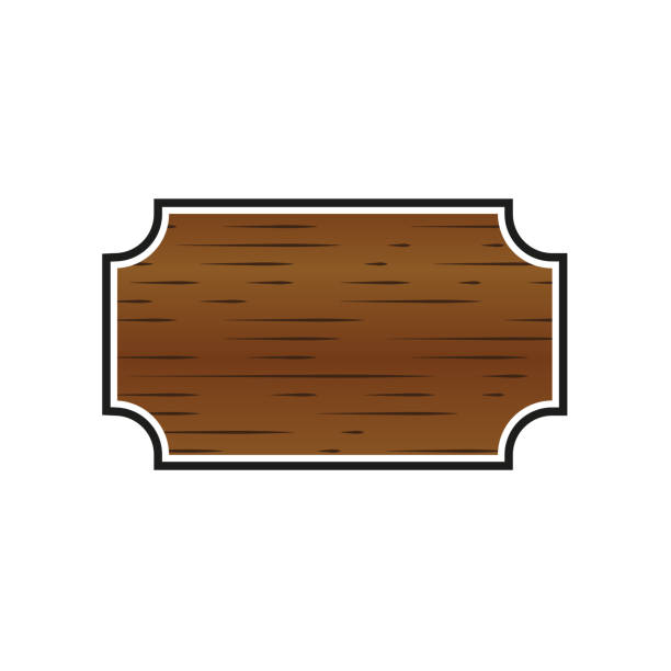 ilustrações, clipart, desenhos animados e ícones de etiqueta de adesivos de madeira vetorial, placas de madeira para venda, adesivos de preço e desconto, banners, crachás. - cherrywood