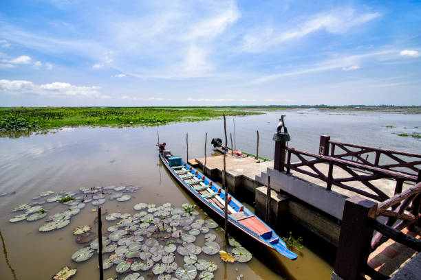 istock Longtail boat at Thale Noi Pier 1276674882