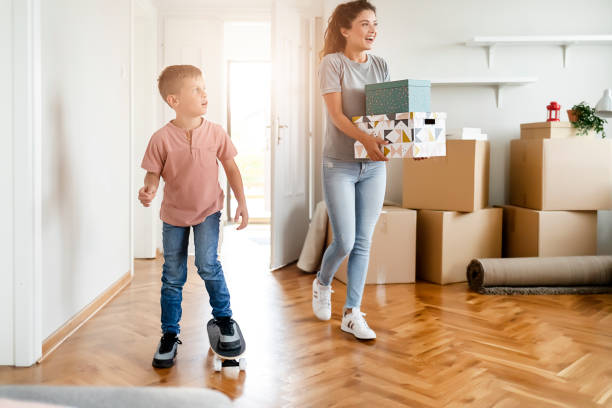 istock It's always going to be fun in their new home 1276680812